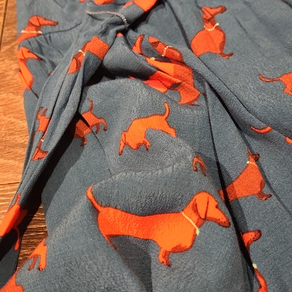 ❤️ ANTHROPOLOGIE CONVERSATIONS HAUTE DACHSHUND A-LINE SHIRT DRESS, 2 - Picture 16 of 16